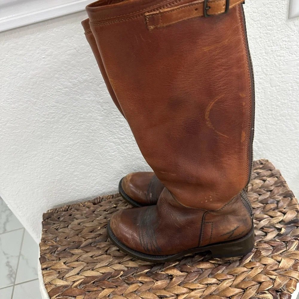 Ash Leather Riding Boots - Picture 3 of 8